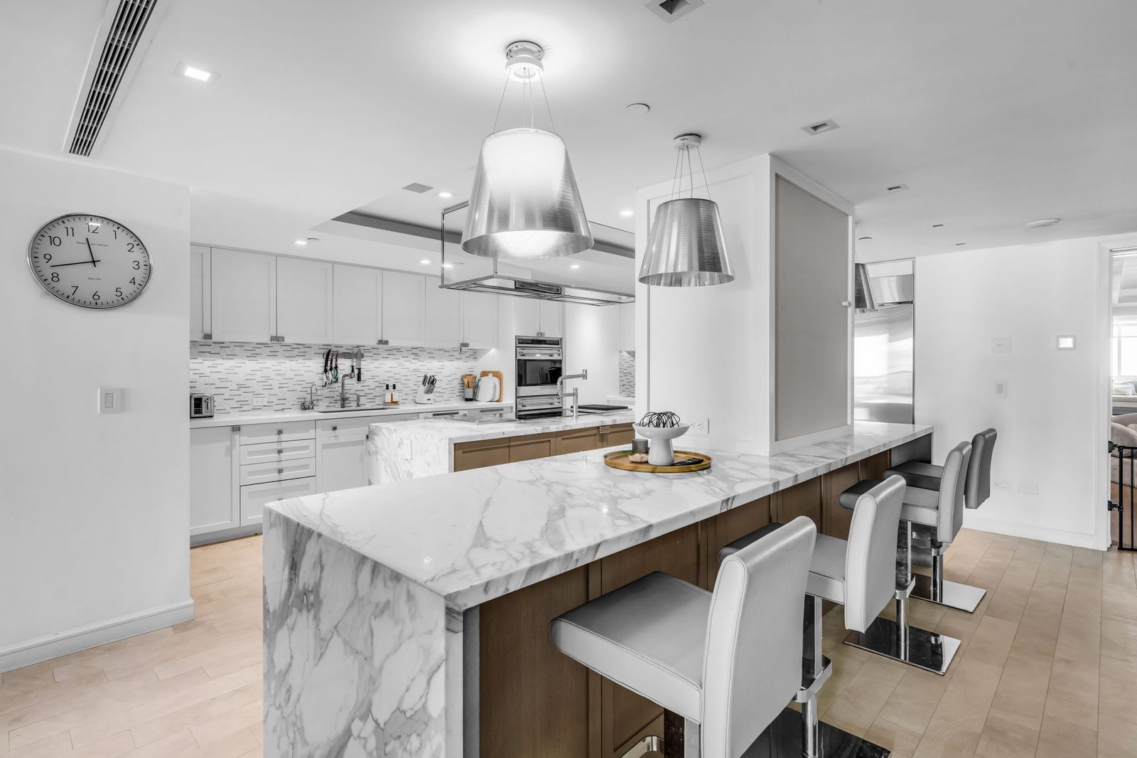 Kitchen island with seating